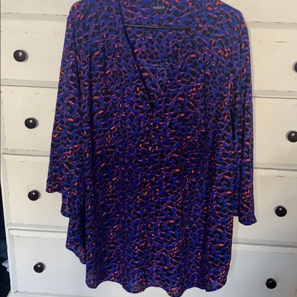 Torrid Chiffon Blouse